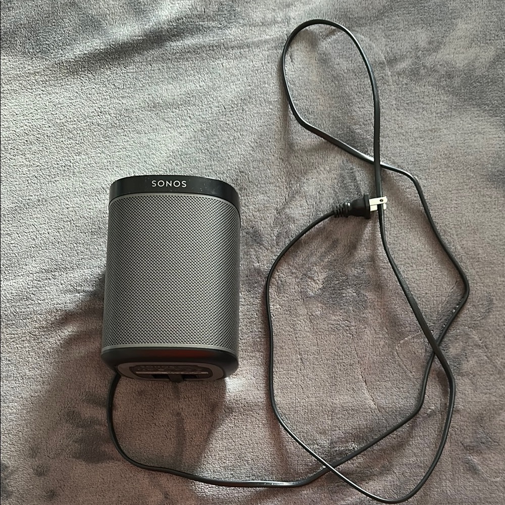 Sonos Black Portable Audio Speaker with Sleek Design